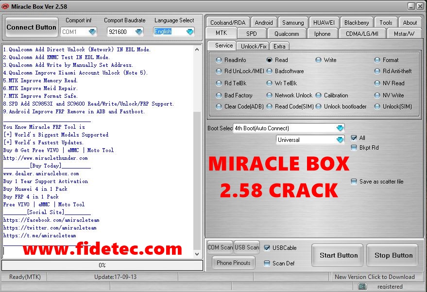 Miracle box 2.58