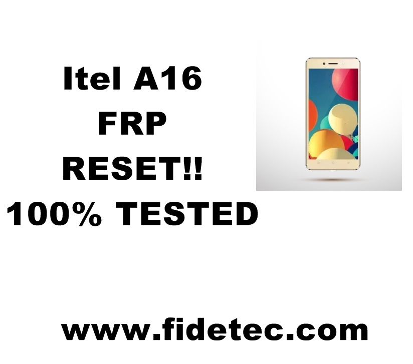 itel a16 frp