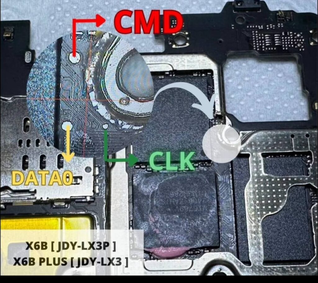 Honor X6B ISP Pinout