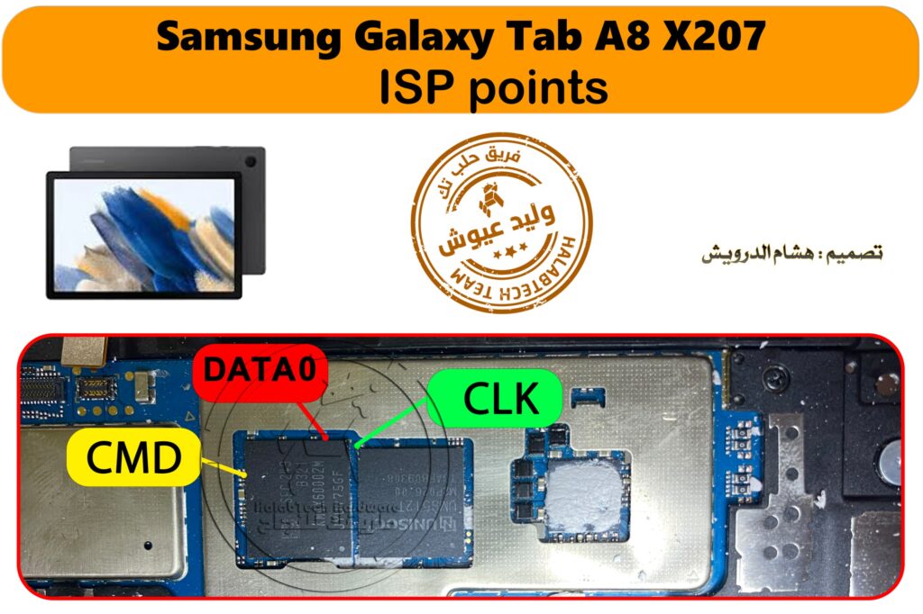 Samsung X207 ISP Pinout