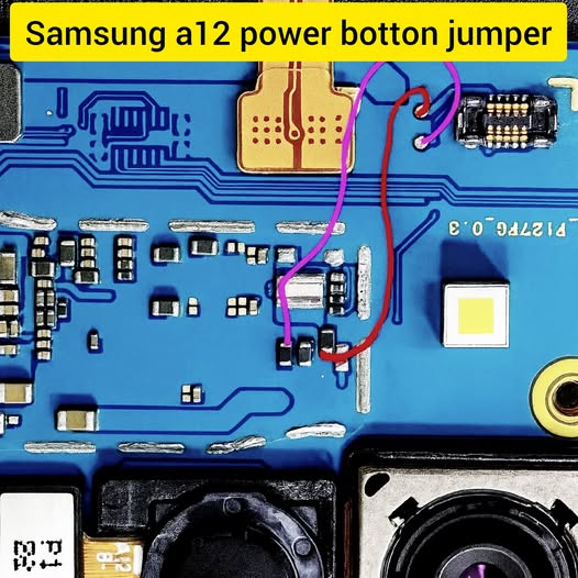 Samsung A12 Power Button Jumper