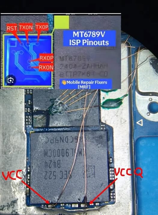 Samsung A075F isp Pinout