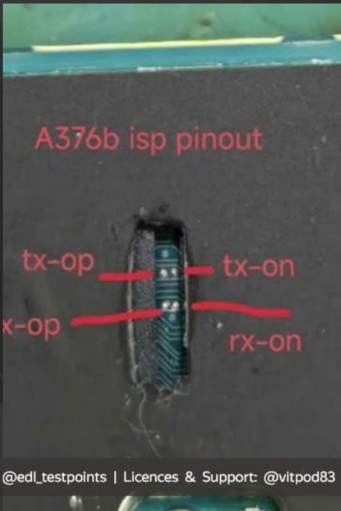 SM-A376B ISP Pinout