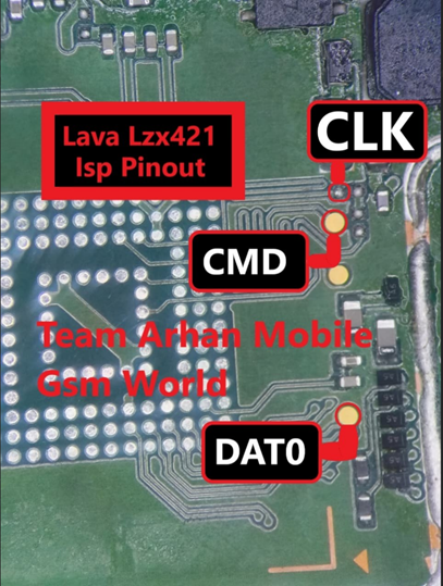 LZX421 ISP Pinout